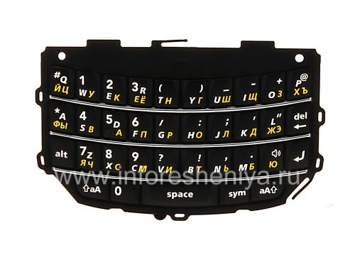 Photogallery for 俄语键盘BlackBerry 9800 / 9810 Torch（复印件）, 黑 product