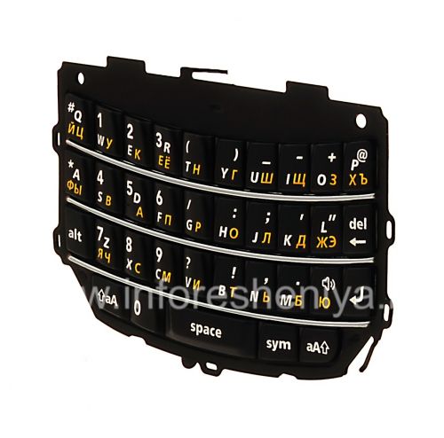 Photogallery for 俄语键盘BlackBerry 9800 / 9810 Torch（复印件）, 黑 product