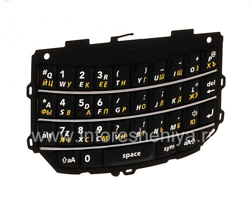Photogallery for 俄语键盘BlackBerry 9800 / 9810 Torch（复印件）, 黑 product