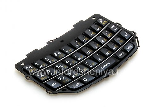 Photogallery for 俄语键盘BlackBerry 9800 / 9810 Torch（复印件）, 黑 product