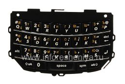 Teclado ruso BlackBerry 9800/9810 Torch (grabado), Negro