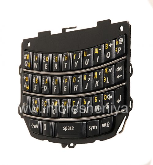 Photogallery for Russische Tastatur Blackberry 9800/9810 Torch (Gravur), Schwarz product