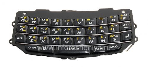 Photogallery for Russische Tastatur Blackberry 9800/9810 Torch (Gravur), Schwarz product
