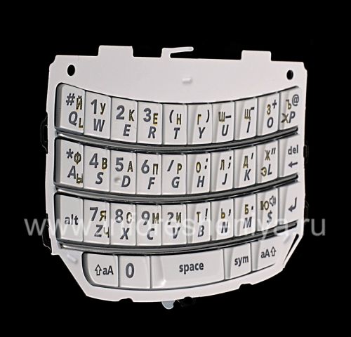 Photogallery for Russische Tastatur Blackberry 9800/9810 Torch (Gravur), Weiß product