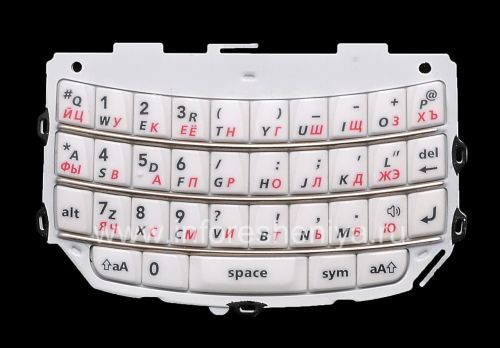 Watch photogallery Photogallery for ホワイトロシア語キーボードブラックベリー9800/9810 Torch, ホワイト(ピュアホワイト) product