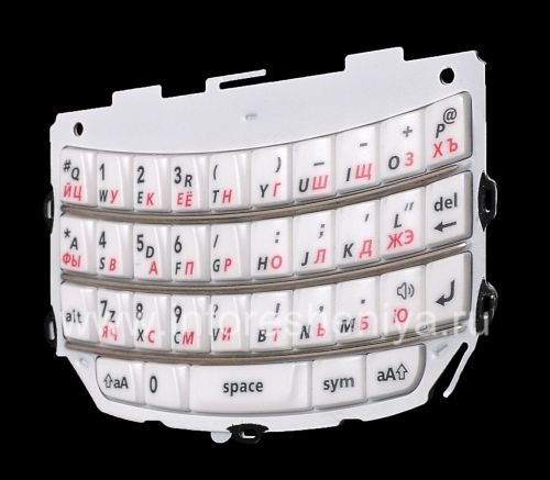 Watch photogallery Photogallery for ホワイトロシア語キーボードブラックベリー9800/9810 Torch, ホワイト(ピュアホワイト) product