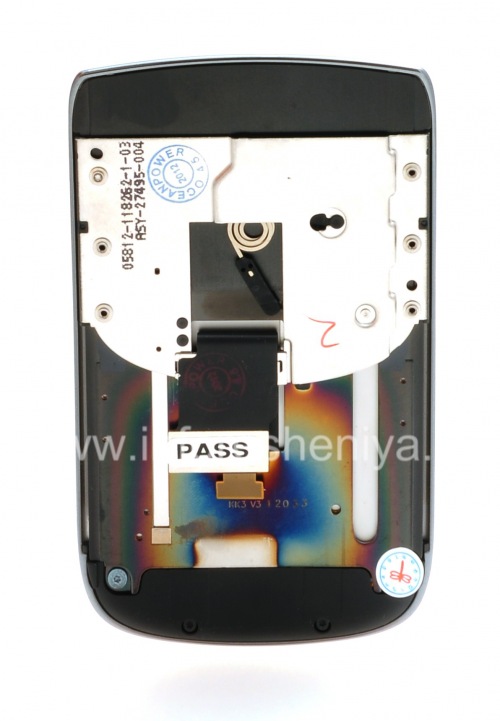Photogallery for Original pantalla LCD para el montaje completo para BlackBerry 9800 Torch, Metálico oscuro (carbón), escriba 001/111 product