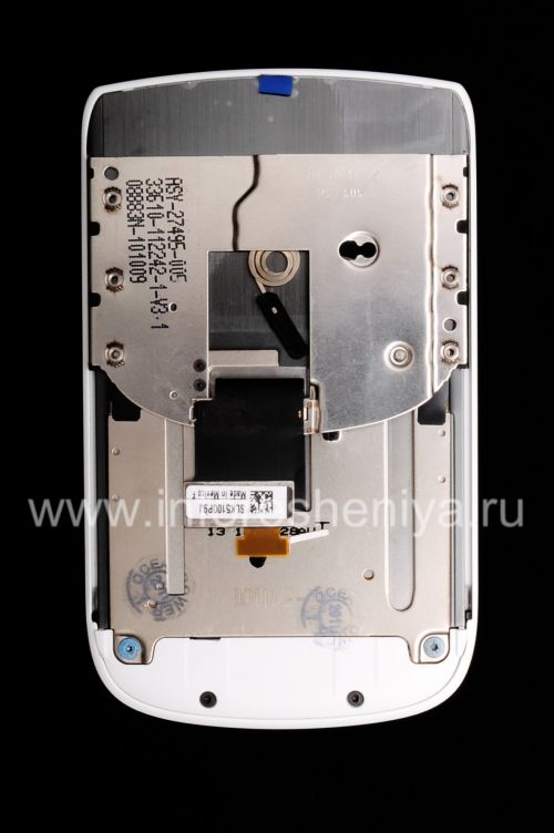 Photogallery for Original pantalla LCD para el montaje completo para BlackBerry 9800 Torch, Blanca, Tipo 002/111 product