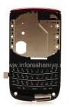 Photo 1 — Bagian tengah kasus asli dengan chip dipasang untuk BlackBerry 9800 / 9810 Torch, 9800, Red