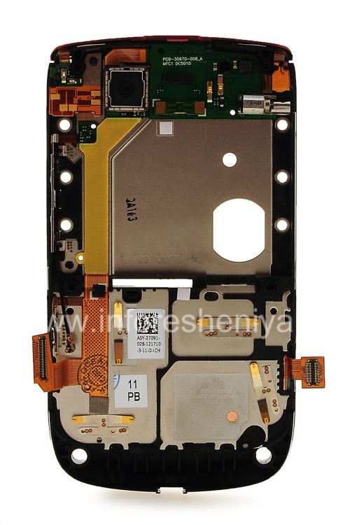 Photogallery for The middle part of the original body with a chip set for BlackBerry 9800/9810 Torch, 9800, Red product