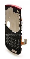 Photo 4 — BlackBerry 9800 / 9810 Torch জন্য একটি ইনস্টল চিপ সঙ্গে মূল মামলার মাঝের অংশ, 9800, রেড