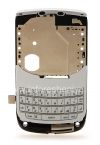 Photo 1 — BlackBerry 9800 / 9810 Torch জন্য একটি ইনস্টল চিপ সঙ্গে মূল মামলার মাঝের অংশ, 9800, হোয়াইট
