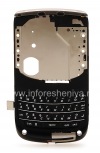 Photo 1 — BlackBerry 9800 / 9810 Torch জন্য একটি ইনস্টল চিপ সঙ্গে মূল মামলার মাঝের অংশ, 9810, সিলভার