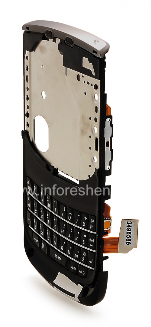Photogallery for The middle part of the original body with a chip set for BlackBerry 9800/9810 Torch, 9810, Silver product