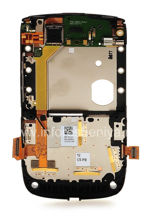 Photogallery for The middle part of the original body with a chip set for BlackBerry 9800/9810 Torch, 9810, Silver product