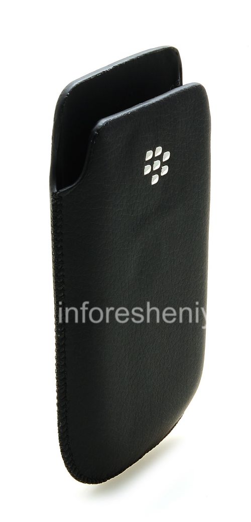 Photogallery for Leather Case-pocket BlackBerry logo for BlackBerry 9800 / 9810 Torch, Black, Large texture, metal logo product