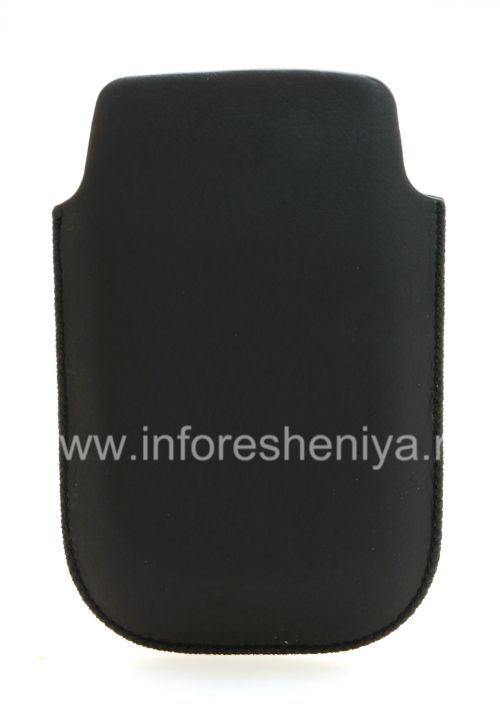 Photogallery for Leather Case-pocket BlackBerry logo for BlackBerry 9800 / 9810 Torch, Black, Large texture, white plastic logo product