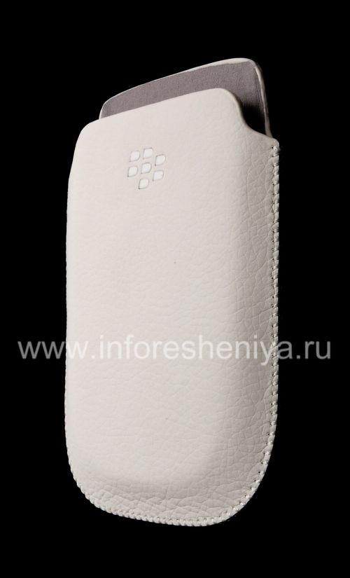 Photogallery for Leather Case-pocket BlackBerry logo for BlackBerry 9800 / 9810 Torch, White, Large texture, white plastic logo product