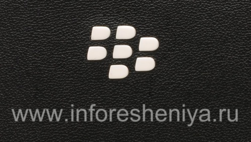Photogallery for Leather Case-pocket with a white logo for BlackBerry BlackBerry 9800 / 9810 Torch, Black, fine texture, white plastic logo product