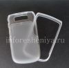 Photo 2 — Silicone Case disegel dengan sisipan plastik untuk BlackBerry 9800 / 9810 Torch, Abu-abu / Transparan