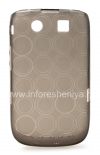 Photo 2 — Silicone Case dikemas dengan pola "Rings" untuk BlackBerry 9800 / 9810 Torch, abu-abu