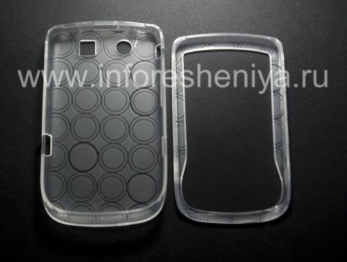 Photogallery for Silicone Case packed with pattern &quot;Rings&quot; for BlackBerry 9800/9810 Torch, White product