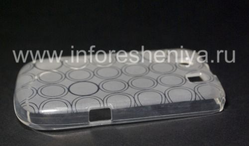 Photogallery for Silicone Case packed with pattern &quot;Rings&quot; for BlackBerry 9800/9810 Torch, White product