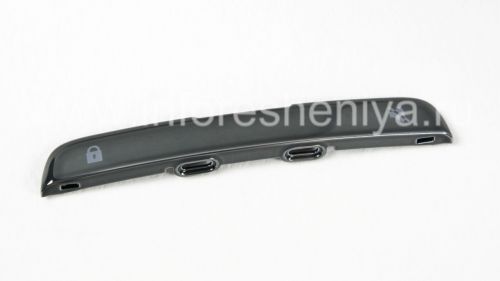 Photogallery for El panel superior con botones para BlackBerry 9800/9810 Torch, Oscuro Metálico (carbón) product