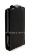 Photo 4 — Caso Firma de cuero con tapa de apertura vertical Doormoon para BlackBerry 9800/9810 Torch, Negro, textura fina