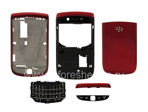 Watch photogallery Photogallery for Original-Gehäuse für Blackberry 9810 Torch, Red (Rot) product