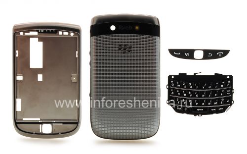 Watch photogallery Photogallery for Original-Gehäuse für Blackberry 9810 Torch, Silber (Silber) product