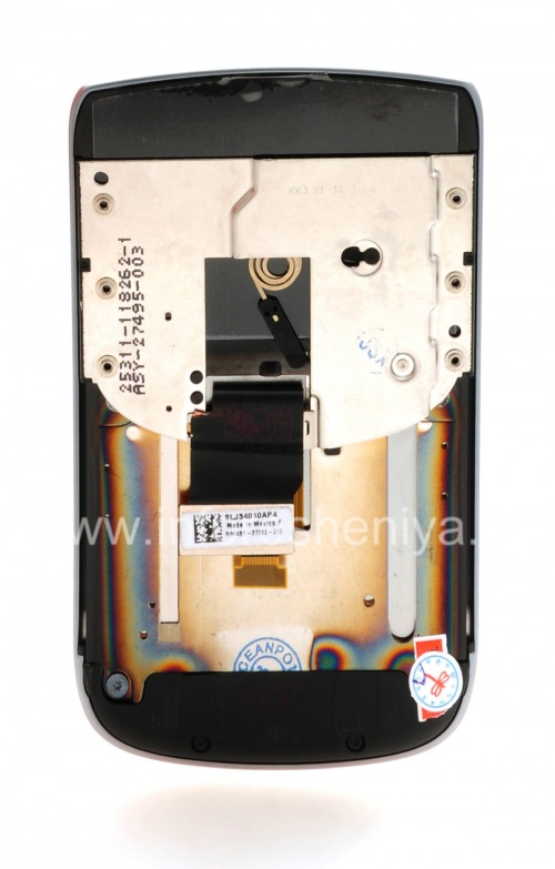 Photogallery for Original LCD screen to the full assembly for BlackBerry 9810 Torch, Silver, type 001/111 product