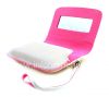Photo 8 — Original Leather Case Bag Leather Folio for BlackBerry 9800/9810 Torch, White w/Pink Accents
