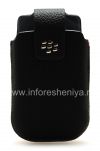 Photo 1 — BlackBerry জন্য ক্লিপ লেদার সুইভেল খাপ সঙ্গে মূল চামড়া কেস, কালো