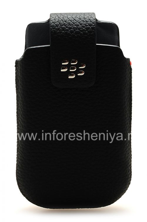 Photogallery for Kasus kulit asli dengan klip Kulit Swivel Holster untuk BlackBerry, hitam product