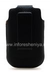 Photo 2 — BlackBerry জন্য ক্লিপ লেদার সুইভেল খাপ সঙ্গে মূল চামড়া কেস, কালো