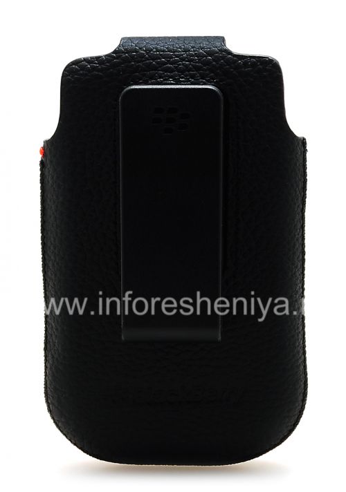 Photogallery for Kasus kulit asli dengan klip Kulit Swivel Holster untuk BlackBerry, hitam product