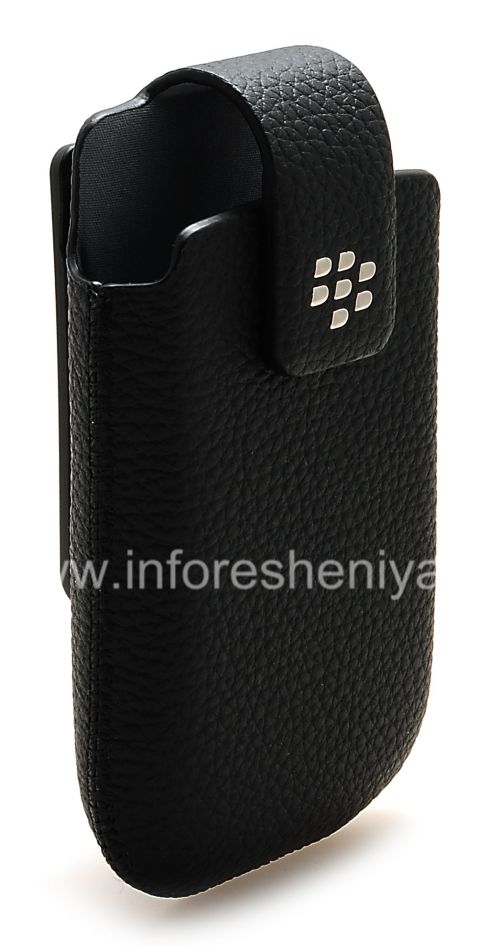 Photogallery for Kasus kulit asli dengan klip Kulit Swivel Holster untuk BlackBerry, hitam product