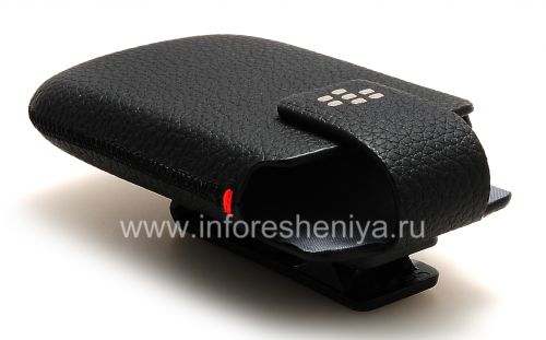 Photogallery for Kasus kulit asli dengan klip Kulit Swivel Holster untuk BlackBerry, hitam product