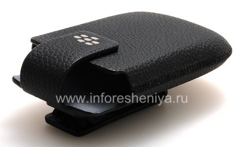 Photogallery for Kasus kulit asli dengan klip Kulit Swivel Holster untuk BlackBerry, hitam product