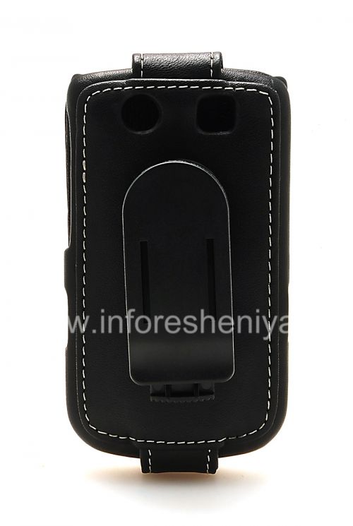 Photogallery for Firma de cuero hecha a mano Monaco Flip Case / caja de libro de cuero Tipo para BlackBerry 9800/9810 Torch, Negro (Negro), de apertura vertical (tirón) product
