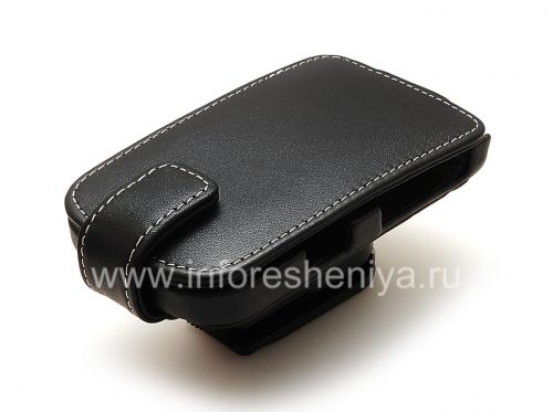 Photogallery for Firma de cuero hecha a mano Monaco Flip Case / caja de libro de cuero Tipo para BlackBerry 9800/9810 Torch, Negro (Negro), de apertura vertical (tirón) product