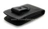 Photo 5 — Signature Leather Case-saku handmade Jenis Monaco Vertikal Pouch Kulit Kasus untuk BlackBerry 9800 / 9810 Torch, Black (hitam)