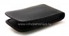 Photo 7 — Signature Leather Case-saku handmade Jenis Monaco Vertikal Pouch Kulit Kasus untuk BlackBerry 9800 / 9810 Torch, Black (hitam)