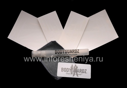Photogallery for Corporate transparent set of screen protectors and body BodyGuardz Protective Skin for BlackBerry 9800/9810 Torch, Transparent product