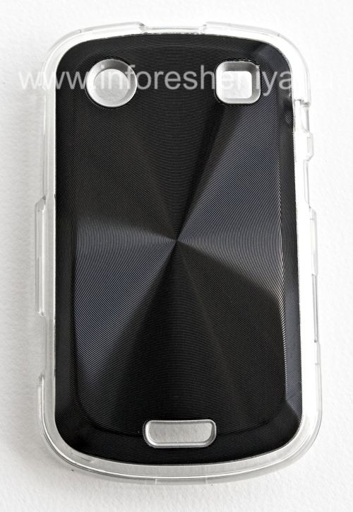 Photogallery for Boîtier en plastique avec un &quot;CD&quot; de insert métallique pour BlackBerry 9900/9930 Bold tactile, noir product