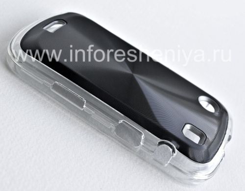 Photogallery for Boîtier en plastique avec un &quot;CD&quot; de insert métallique pour BlackBerry 9900/9930 Bold tactile, noir product
