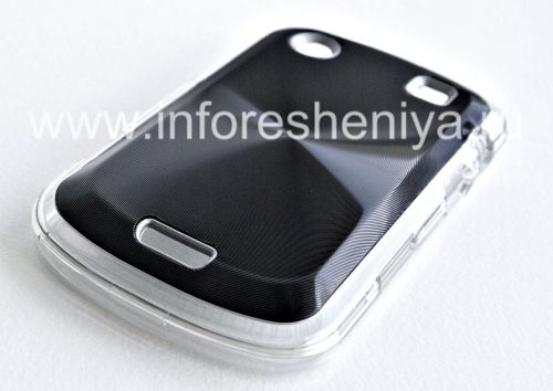 Photogallery for Boîtier en plastique avec un &quot;CD&quot; de insert métallique pour BlackBerry 9900/9930 Bold tactile, noir product