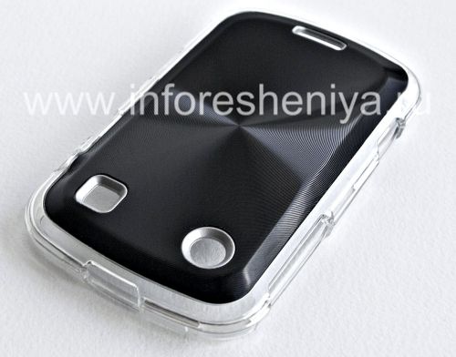 Photogallery for Boîtier en plastique avec un &quot;CD&quot; de insert métallique pour BlackBerry 9900/9930 Bold tactile, noir product