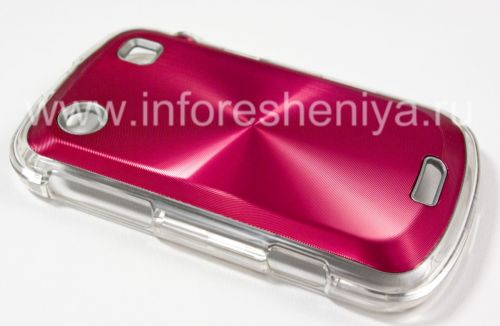 Photogallery for Boîtier en plastique avec un &quot;CD&quot; de insert métallique pour BlackBerry 9900/9930 Bold tactile, Rouge product